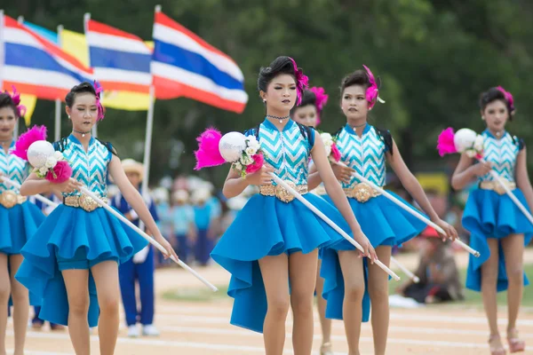 Idrottens dag parad i Thailand — Stockfoto