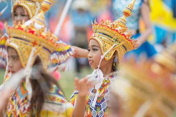 Paradă de sport în Thailanda — Fotografie, imagine de stoc