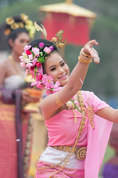 Sport dag parade in Thailand — Stockfoto