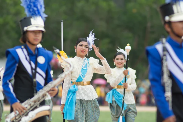 Desfile del día del deporte en Tailandia Imágenes De Stock Sin Royalties Gratis