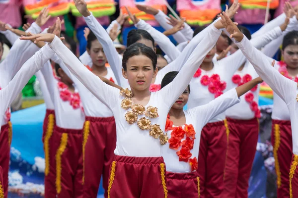 Giornata dello sport sfilata in Thailandia — Foto Stock