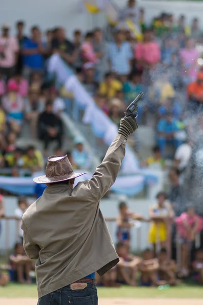 Gara di sport day in Thailandia — Foto Stock