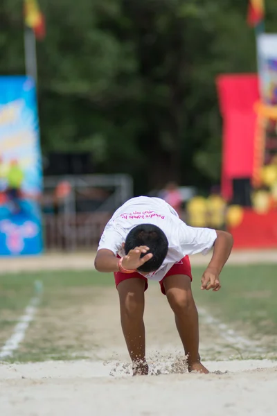 Competição de dia de esporte na Tailândia — Fotografia de Stock