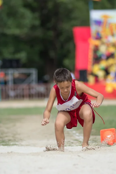 Sportovní den soutěže v Thajsku — Stock fotografie