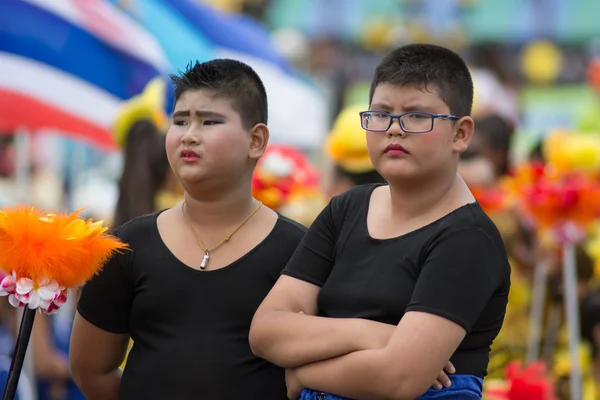 Desfile del día del deporte en Tailandia Imagen De Stock