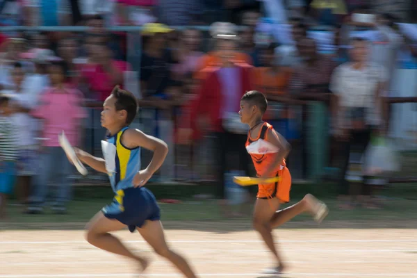 Día de la competencia deportiva en Tailandia — Foto de Stock