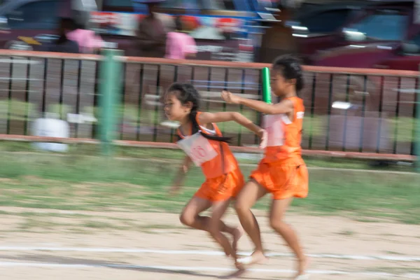 Sportovní den soutěže v Thajsku — Stock fotografie