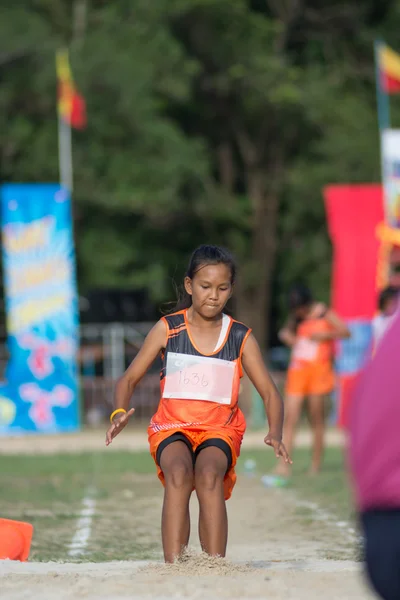 Competição de dia de esporte na Tailândia — Fotografia de Stock