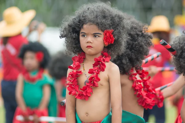 Sport dag parade in Thailand — Stockfoto