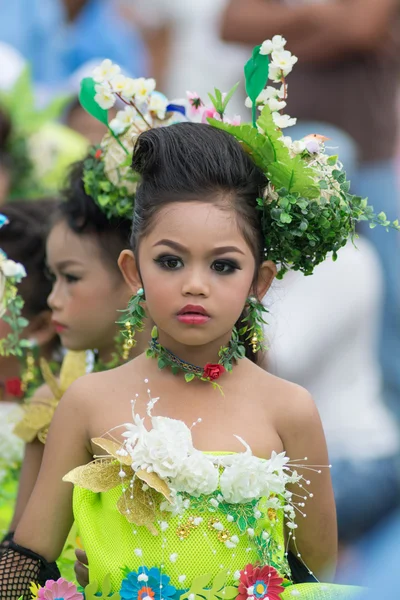 Sport dag parade in Thailand — Stockfoto