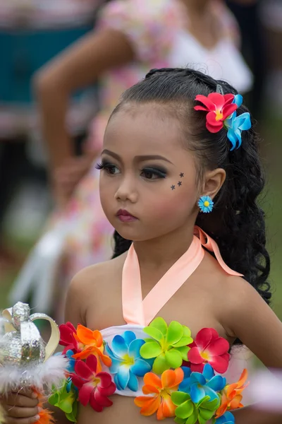 Sport dag parade in Thailand — Stockfoto