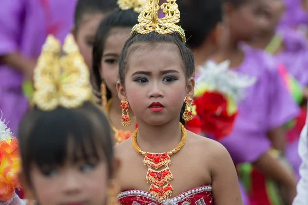 Sport dag parade in Thailand — Stockfoto