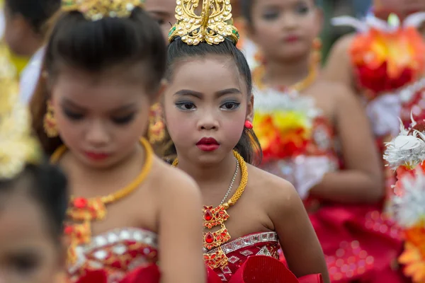 Parade zum Tag des Sports in Thailand — Stockfoto