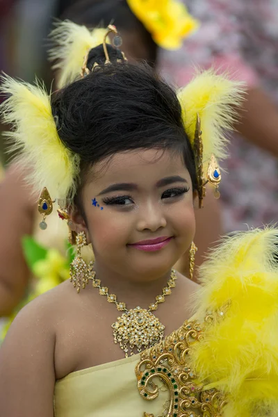 Sport dag parade in Thailand — Stockfoto