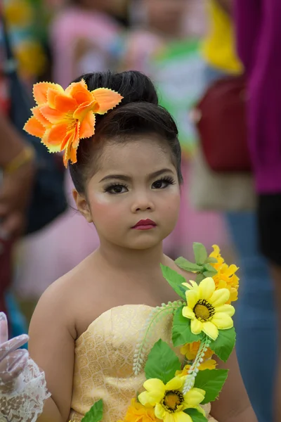 Sport dag parade in Thailand — Stockfoto