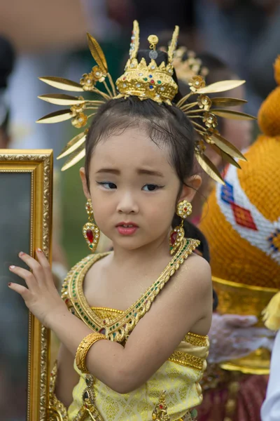 Sport dag parade in Thailand — Stockfoto