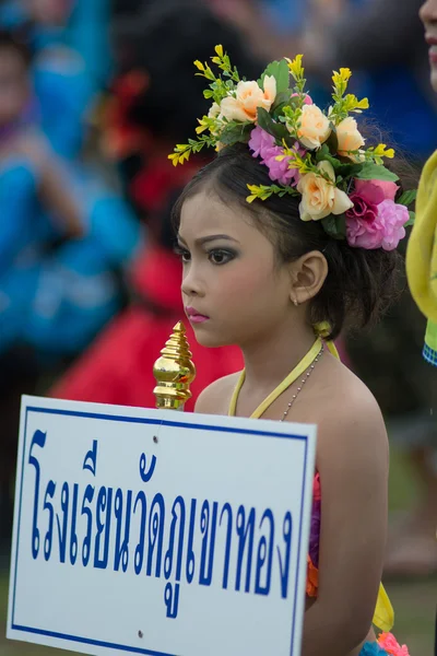 Giornata dello sport sfilata in Thailandia — Foto Stock