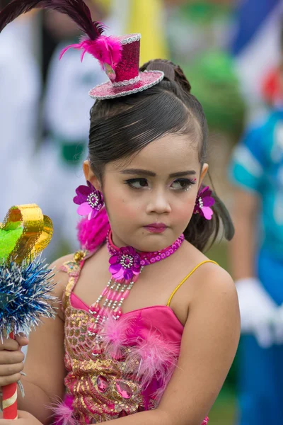 Sport dag parade in Thailand — Stockfoto