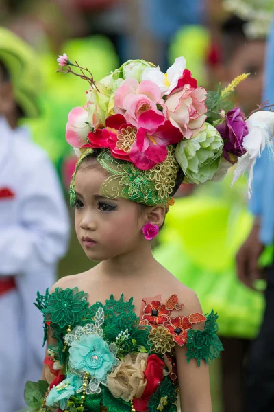 Parade zum Tag des Sports in Thailand — Stockfoto