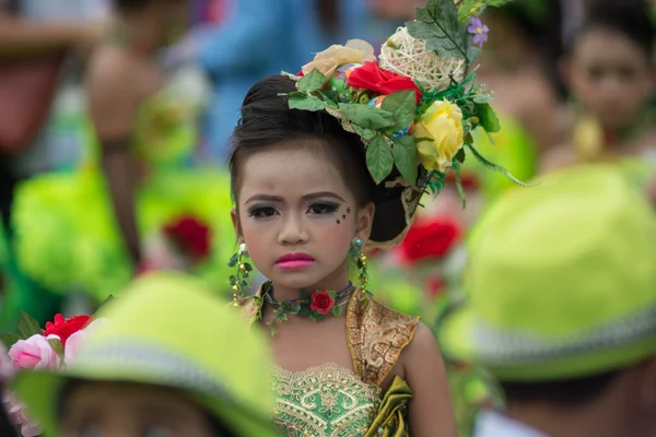 Desfile do dia do esporte na Tailândia — Fotografia de Stock