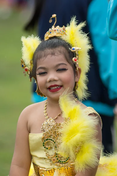 Sport dag parade in Thailand — Stockfoto