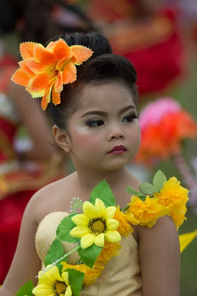 Sport dag parade in Thailand — Stockfoto