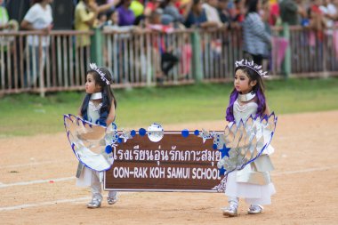 Spor günü yürüyüşü Tayland