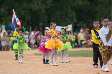 Spor günü yürüyüşü Tayland