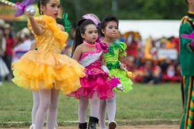 Spor günü yürüyüşü Tayland