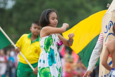 Spor günü yürüyüşü Tayland