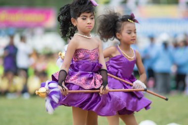 Spor günü yürüyüşü Tayland