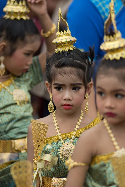 Sport dag parade in Thailand — Stockfoto