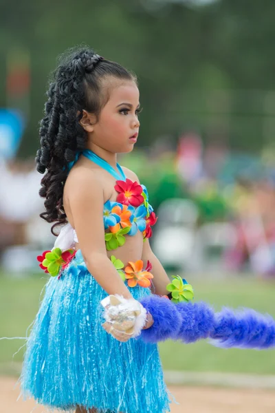 Sport dag parade in Thailand — Stockfoto