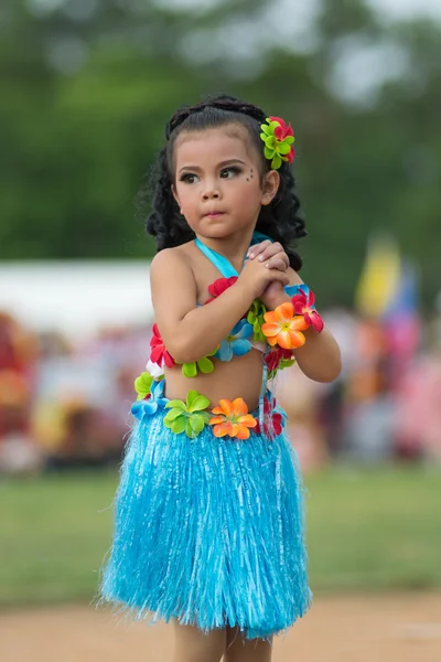 Sport dag parade in Thailand — Stockfoto