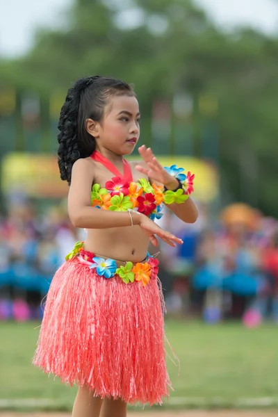 Sport dag parade in Thailand — Stockfoto