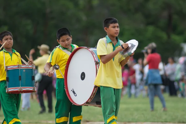 Parade zum Tag des Sports in Thailand — Stockfoto