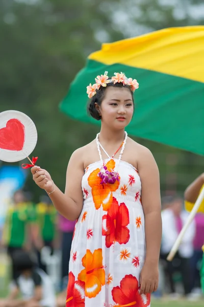 Sport day parade in Thailand — Stock Photo, Image