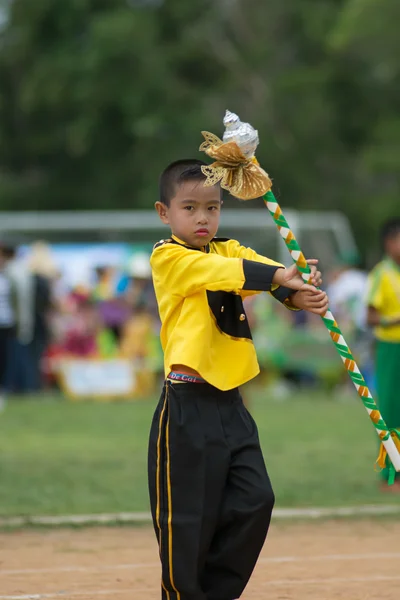 Giornata dello sport sfilata in Thailandia — Foto Stock