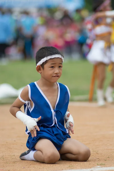 Sport dag parade in Thailand — Stockfoto