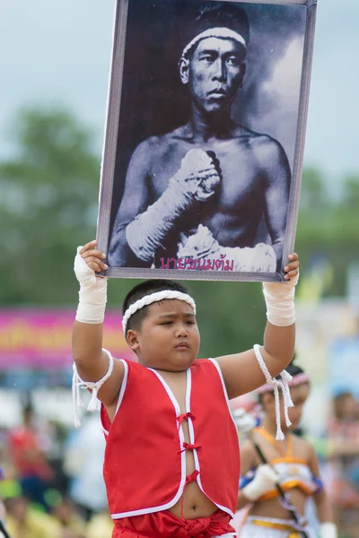 Défilé sportif en Thaïlande — Photo