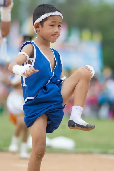 Sport dag parade in Thailand — Stockfoto