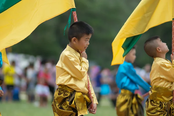 Sport day parade in Thailand — Stock Photo, Image