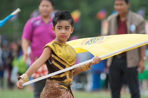 Desfile del día del deporte en Tailandia — Foto de Stock