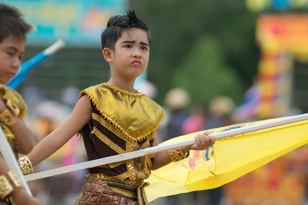 Spor günü yürüyüşü Tayland — Stok fotoğraf