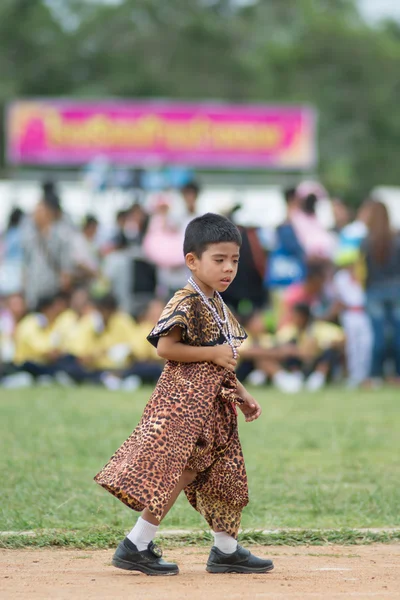 Sport dag parade in Thailand — Stockfoto