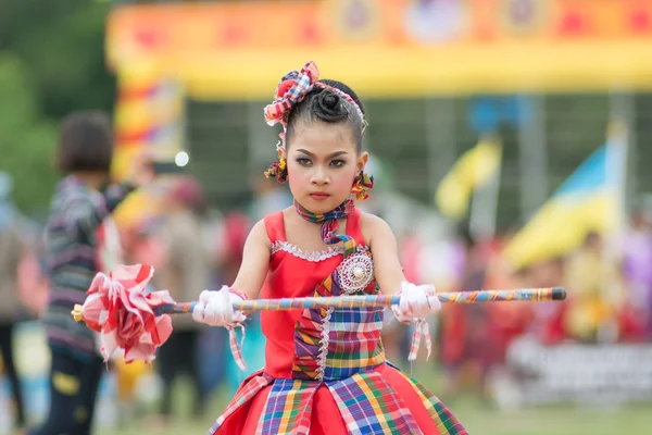 Спорт день параду в Таїланді — стокове фото