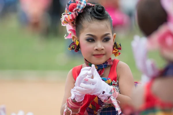 Sport dag parade in Thailand — Stockfoto