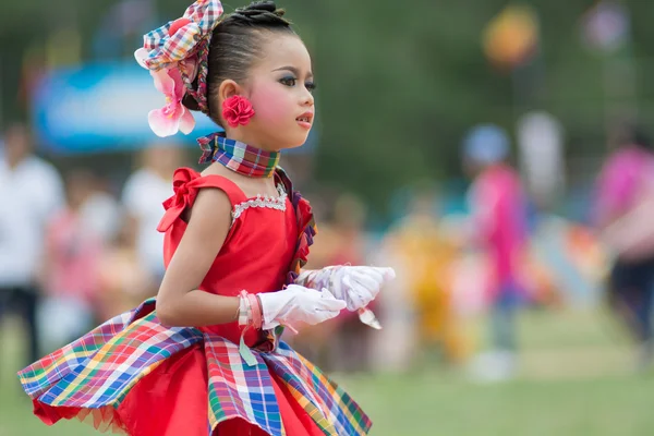 Sport dag parade in Thailand — Stockfoto