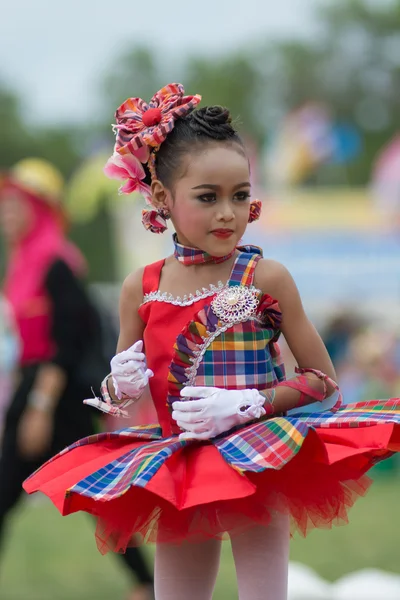 Sport dag parade in Thailand — Stockfoto