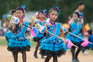 Spor günü yürüyüşü Tayland
